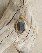 Load image into Gallery viewer, irregular shape herkimer diamond pendant