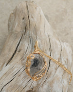 Load image into Gallery viewer, double pointed herkimer diamond pendant