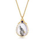 Load image into Gallery viewer, pine tree phantom quartz pendant