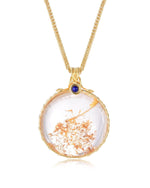 Load image into Gallery viewer, large mirror hematoid quartz pendant