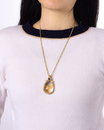 Load image into Gallery viewer, egg hematoid quartz pendant