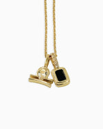Load image into Gallery viewer, Libra Obsidian Zodiac Energy Necklace