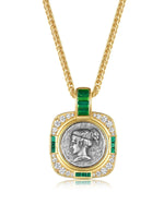 Load image into Gallery viewer, "Fortune Goddess" Coin Sterling Silver Necklace