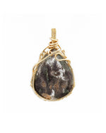 Load image into Gallery viewer, seabed world green phantom quartz pendant
