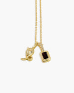Load image into Gallery viewer, Capricorn Garnet Zodiac Energy Necklace