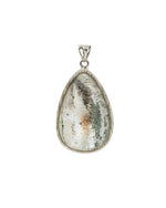 Load image into Gallery viewer, seabed world phantom quartz pendant in silver setting