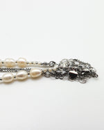 Load image into Gallery viewer, Double Chain Beaded Pearl Necklace