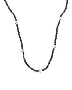 Load image into Gallery viewer, Black Pearl Cross Pendant Necklace