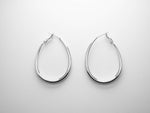 Load image into Gallery viewer, Flat Hoops Earrings