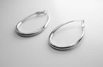 Load image into Gallery viewer, Flat Hoops Earrings