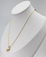 Load image into Gallery viewer, Gold Moon Stone Necklace