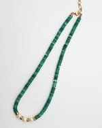 Load image into Gallery viewer, Green Chalcedony Pearl Necklace