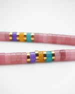 Load image into Gallery viewer, Macaron Chalcedony Stone Necklace