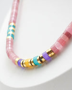 Load image into Gallery viewer, Macaron Chalcedony Stone Necklace