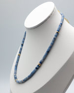 Load image into Gallery viewer, Blue Calcite Stone Necklace