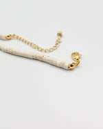 Load image into Gallery viewer, Egg Cream Chalcedony Stone Necklace