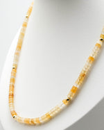 Load image into Gallery viewer, Mango Chalcedony Stone Necklace