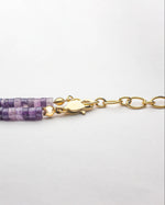 Load image into Gallery viewer, Purple Charoite Stone Necklace