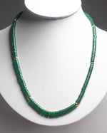 Load image into Gallery viewer, Green Chalcedony Stone Necklace