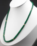 Load image into Gallery viewer, Green Chalcedony Stone Necklace