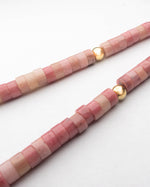 Load image into Gallery viewer, Pink Jade Stone Necklace