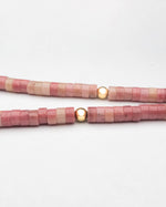 Load image into Gallery viewer, Pink Jade Stone Necklace