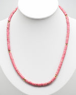 Load image into Gallery viewer, Pink Chalcedony Stone Necklace