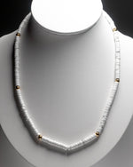 Load image into Gallery viewer, White Howlite Stone Necklace