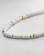 Load image into Gallery viewer, White Howlite Stone Necklace