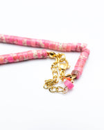 Load image into Gallery viewer, Pink Jade Stone Necklace
