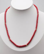 Load image into Gallery viewer, Red Chalcedony Stone Necklace