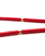 Load image into Gallery viewer, Red Chalcedony Stone Necklace