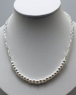 Load image into Gallery viewer, Gravel Stone Beaded Pearl Necklace