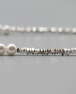 Load image into Gallery viewer, Gravel Stone Beaded Pearl Necklace