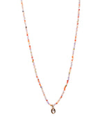 Load image into Gallery viewer, Rainbow Bead Chain Round Diamond Pendant