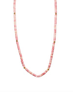 Load image into Gallery viewer, Pink Jade Stone Necklace