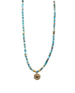Load image into Gallery viewer, The Devil's Eye Chalcedony Stones Necklace