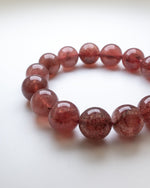 Load image into Gallery viewer, Strawberry Quartz Bracelet
