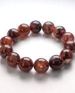 Load image into Gallery viewer, red hematoid quartz bracelet