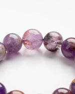 Load image into Gallery viewer, purple phantom quartz bracelet