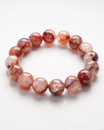 Load image into Gallery viewer, red hematoid quartz bracelet