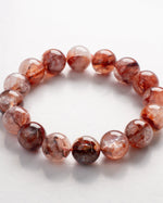 Load image into Gallery viewer, red hematoid quartz bracelet