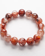 Load image into Gallery viewer, red hematoid quartz bracelet