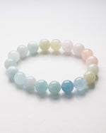 Load image into Gallery viewer, Multi Color Morganite Beaded Bracelet