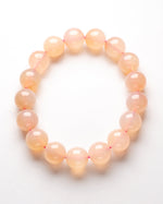 Load image into Gallery viewer, light pink agate bracelet