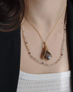 Load image into Gallery viewer, smoky super seven pendant
