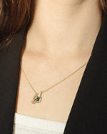 Load image into Gallery viewer, Taurus Olivine Zodiac Energy Necklace