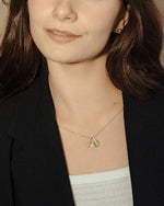 Load image into Gallery viewer, Aries Clear Quartz Zodiac Energy Necklace