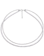 Load image into Gallery viewer, Freshwater Pearl Double Layered Necklace