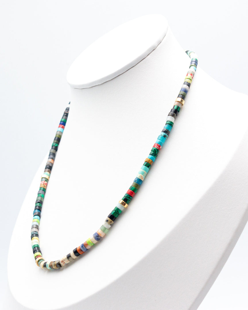 Rainbow Stone Necklace